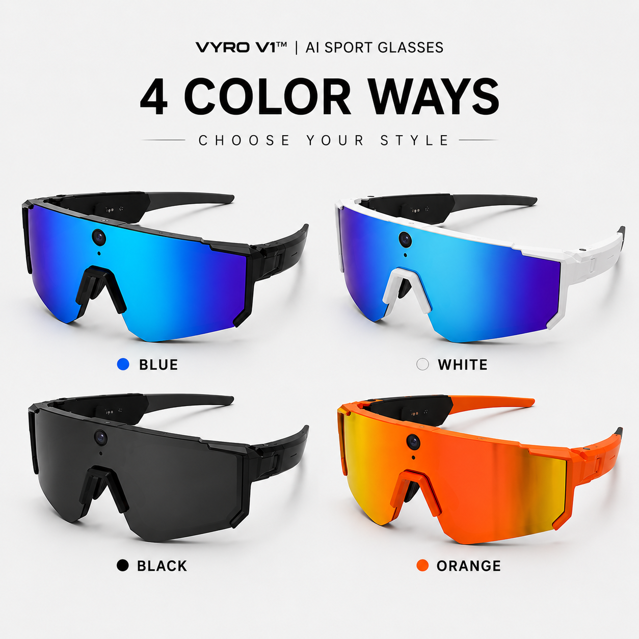 VYRO V1™| AI Sport Glasses