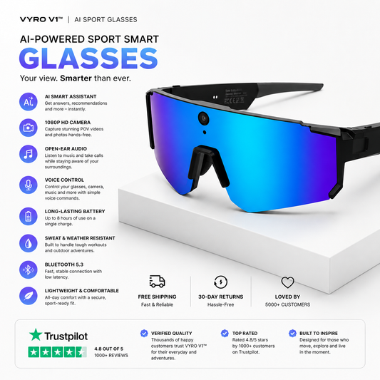 VYRO V1™| AI Sport Glasses